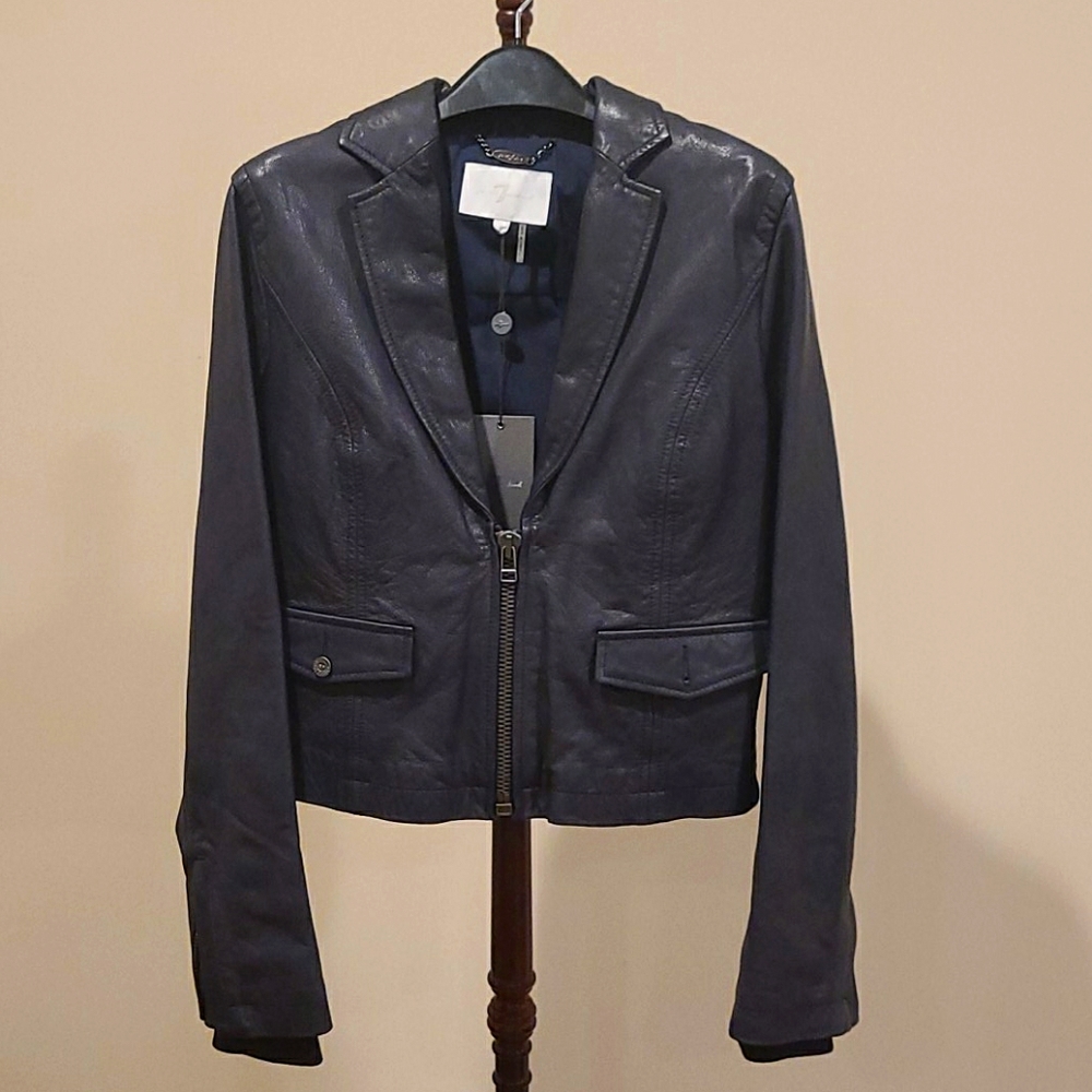 7 for all mankind Leather Jacket